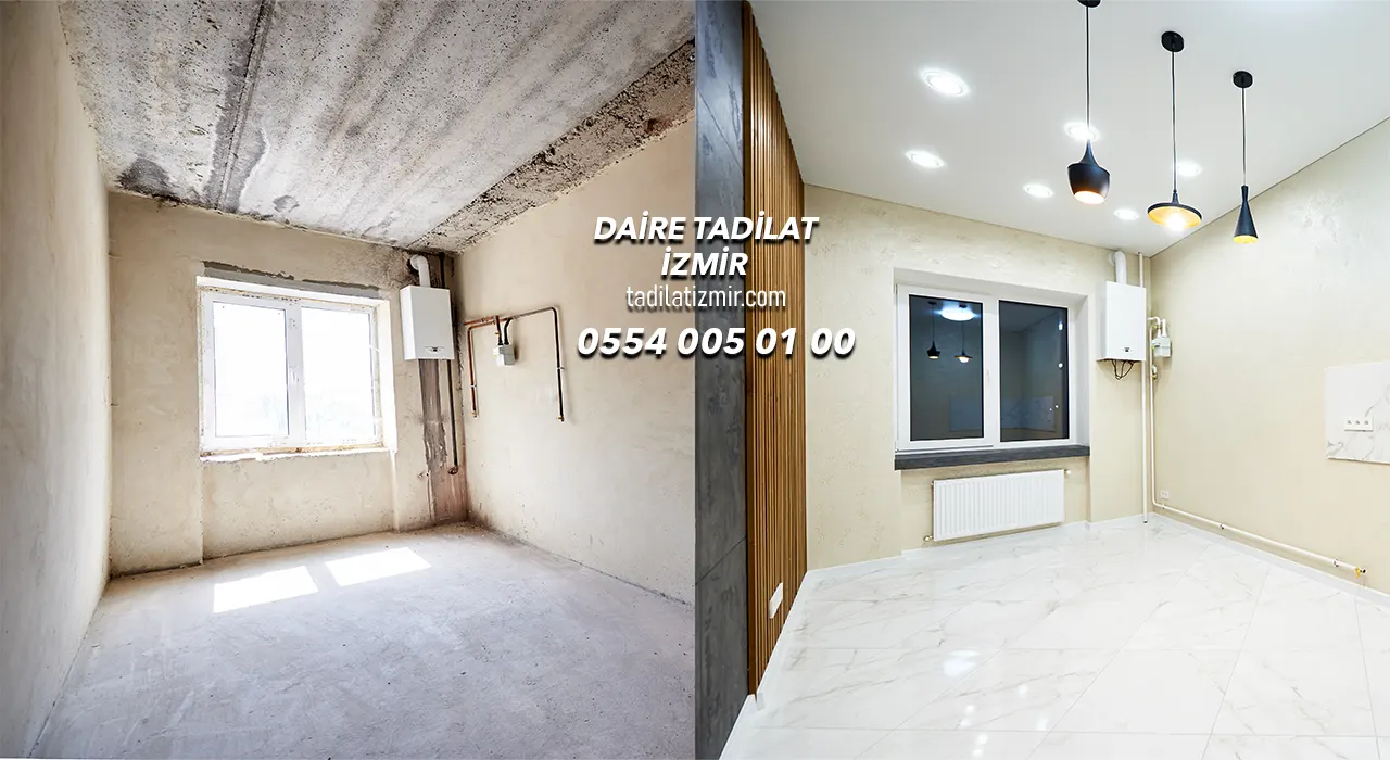 daire tadilatı izmir
