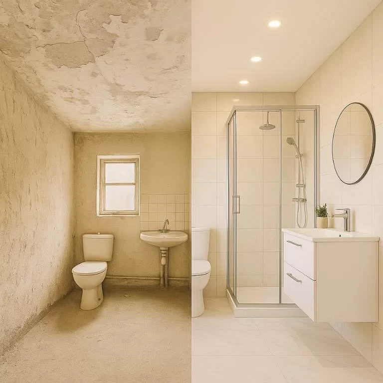 İzmir tadilat sürecinde modern banyo tadilatı uygulaması